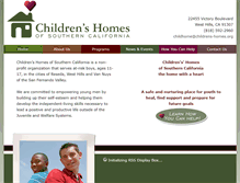 Tablet Screenshot of childrens-homes.org